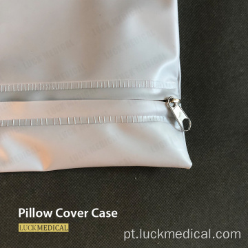 Cascas de travesseiros médicos capas de plástico PVC